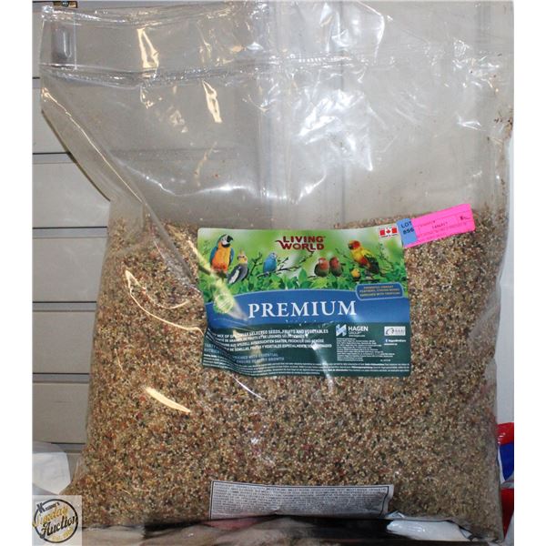 20LBS LIVING WORLD PREMIUM BUDGIE BIRD SEED