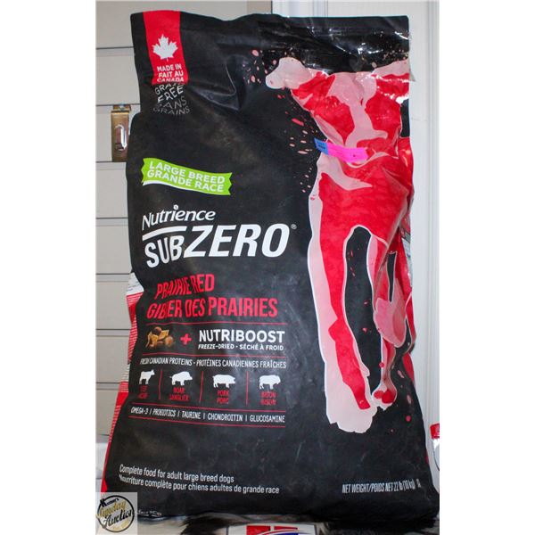 NUTRIENCE SUB ZERO 22LBS PRARIE RED LARGE BREED