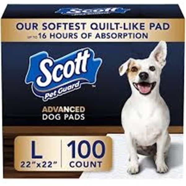NEW WITH BOX 100CT SCOTT PET GUARD DOG PADS