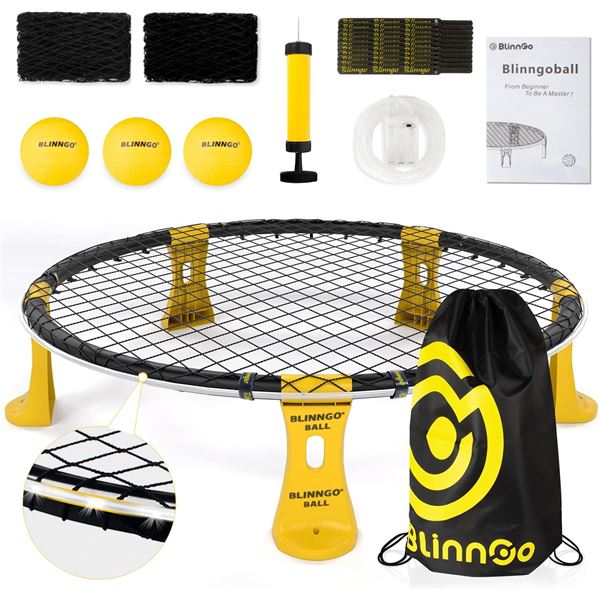NEW ASSEMBLED BLINNGO BALL BACK YARD GAME SET