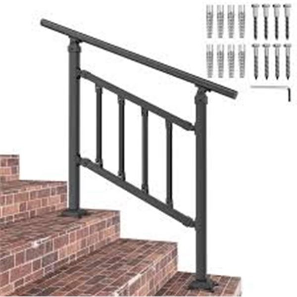 NEW SPACEUP STAIR RAILING METAL MATTE BLACK KIT