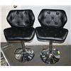 Image 1 : PAIR OF BAR STOOLS - ADJUSTABLE HEIGHT