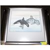 Image 1 : SUE COLEMAN ORCA HAIDA WALL ART 19" X 19"