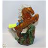 Image 1 : CERAMIC/PORCELAIN HORSE STATUE H-12"