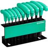 Image 1 : NEW DENALI IMPERIAL HEX KEY 10PC T HANDLE SET