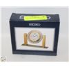 Image 1 : SEIKO BRASS DESK CLOCK