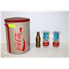 Image 1 : VINTAGE COKE COOLER SOLD WITH COLLECTOR CUPS AND