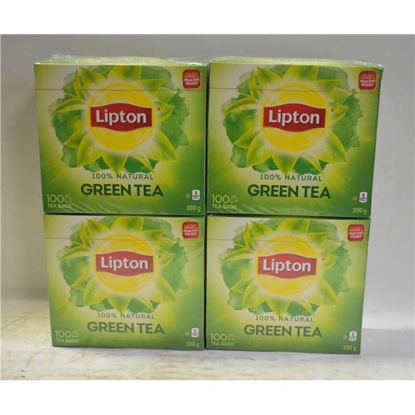FOUR LIPTON GREEN TEA BEST BEFORE MARCH 2025