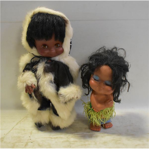HAWAIIAN+ESKIMO DOLLS