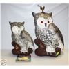 Image 1 : 1970'S VINTAGE CERAMIC OWL LAMPS X 2