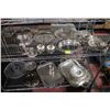 Image 1 : LOT OF 17 PEICES OF SILVER PLATED DISHES - TRAYS,