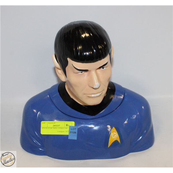 SPOCK STAR TREK COOKIE JAR