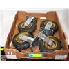 Image 1 : 4 PNEUMATIC CASTERS 6" DIAMETER