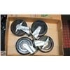 Image 1 : 4 CASTERS 5" DIAMETER W/ BRAKES