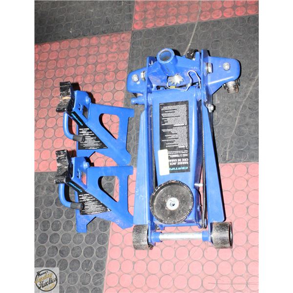 3 TON FLOOR JACK WITH 2 JACK STANDS
