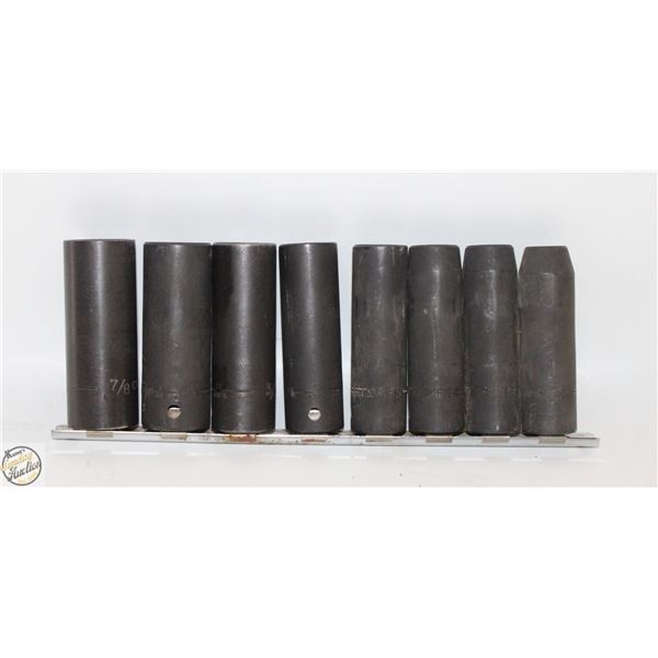 LOT OF CRAFTSMAN DEEP IMPACT SOCKETS