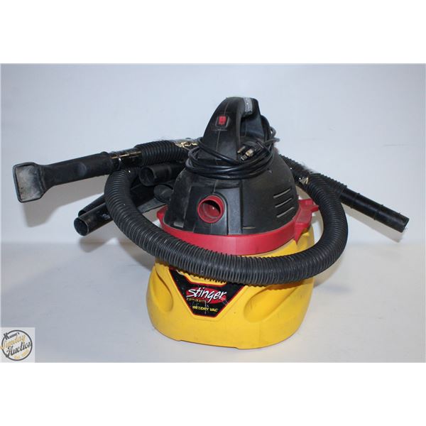 STINGER WET/DRY VAC 2.5 GAL/9.5 LITRE W/