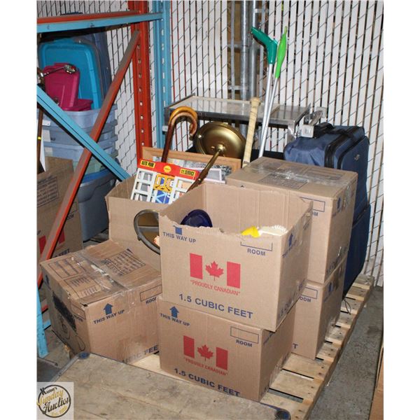 ESTATE PALLET- HOUSEHOLD ITEMS