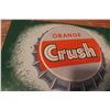 Image 4 : Orange Crush 2-Sided Metal Rack Sign 10'' x 15'' 