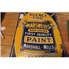 Image 3 : Marswells Paints Porcelain Sign 12'' x 17 1/2'' - Originates from 