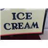 Image 4 : Cresent Ice Cream Porcelain Sign 2 Sided 30"x30"