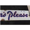 Image 3 : Players Please Porcelain Sign 5"x24"