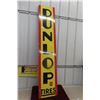 Image 1 : Dunlop Tire Sign Porcelain Vertical 72"x14"