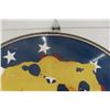 Image 15 : North Star Porcelain 72" Diameter 2 Sided Sign