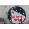 Image 1 : North Star Porcelain 72" Diameter 2 Sided Sign