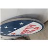 Image 9 : North Star Porcelain 72" Diameter 2 Sided Sign