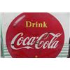 Image 4 : Coca Cola Metal Sign Embossed 27 1/2"x 19 1/2" -1956