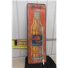 Image 1 : Sun Crest- Metal Embossed Sign 17"x53" 1956 Bottle Sign 