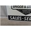 Image 7 : Briggs + Stratton Metal 2 Sided Sign 14"x22"