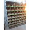 Image 2 : Parts Wooden Pigeon Hole Shelf. Originally from Riverton John Deere Dealership That Closed in the 