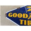 Image 3 : Good Year Tire Sign Porcelain 2 Sided 22"x40"