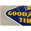 Image 7 : Good Year Tire Sign Porcelain 2 Sided 22"x40"