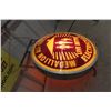 Image 2 : Medallion All Electric 2 Sided Light up sign 19" Diameter 