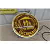 Image 3 : Medallion All Electric 2 Sided Light up sign 19" Diameter 