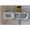 Image 2 : Bishop Grandin BLVD Metal Sign 9"x60"
