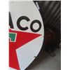 Image 5 : Texaco Porcelain 2 Sided Sign 60" Diameter