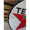 Image 6 : Texaco Porcelain 2 Sided Sign 60" Diameter