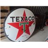 Image 7 : Texaco Porcelain 2 Sided Sign 60" Diameter