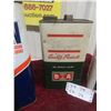 Image 3 : 4 Oil Cans - Gulf Tran Oil 2 Gallon, BA 1 Gallon