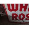 Image 7 : White Rose Porcelain Sign 72"x72" 2 Sided 