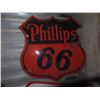 Image 5 : Phillips 66 Porcelain Sign 2 Sided 72"x70"