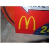 Image 3 : McDonalds Fiberglass Sign 37"x30"
