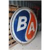Image 8 : BA 2 Sided Porcelain Sign 68" Diameter with Frame