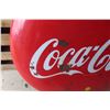 Image 3 : Coca Cola Porcelain Button Sign 48" Diameter 1959