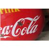 Image 4 : Coca Cola Porcelain Button Sign 48" Diameter 1959