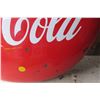 Image 6 : Coca Cola Porcelain Button Sign 48" Diameter 1959